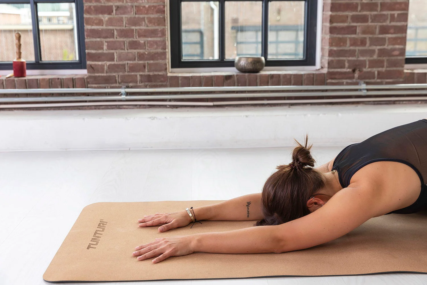 Tunturi Podložka na jógu - korková Cork TPE Yoga Mat