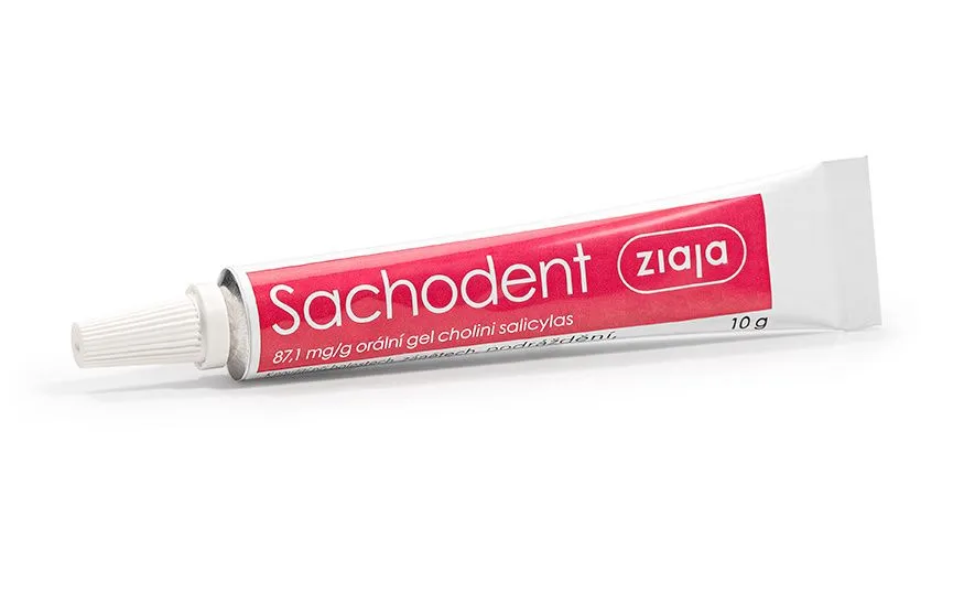 Sachodent 87,1 mg/g orální gel 10 g