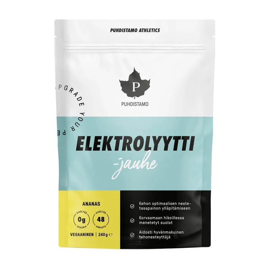 Puhdistamo Electrolyte Powder ananas 240 g