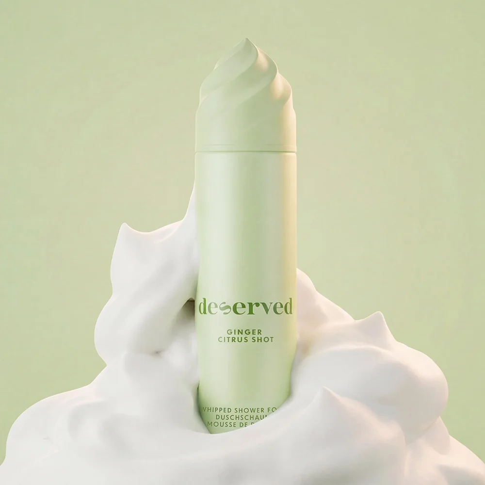 Deserved Whipped shower foam Ginger Citrus Shot sprchová pěna 250 ml