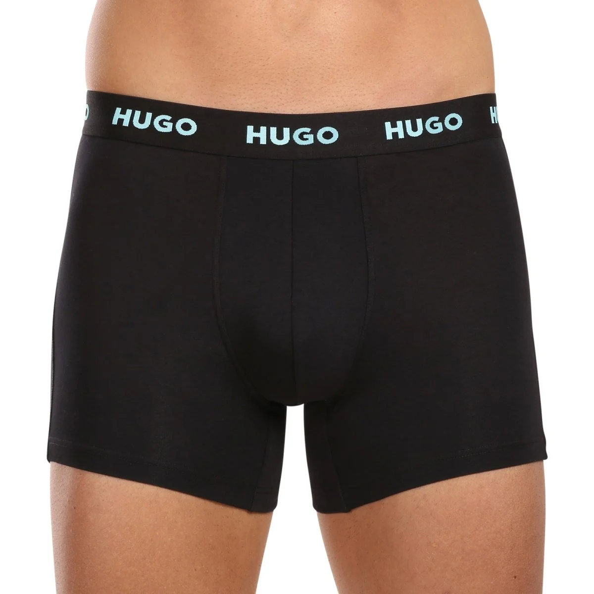 HUGO 3PACK pánské boxerky černé (50503079 971) M
