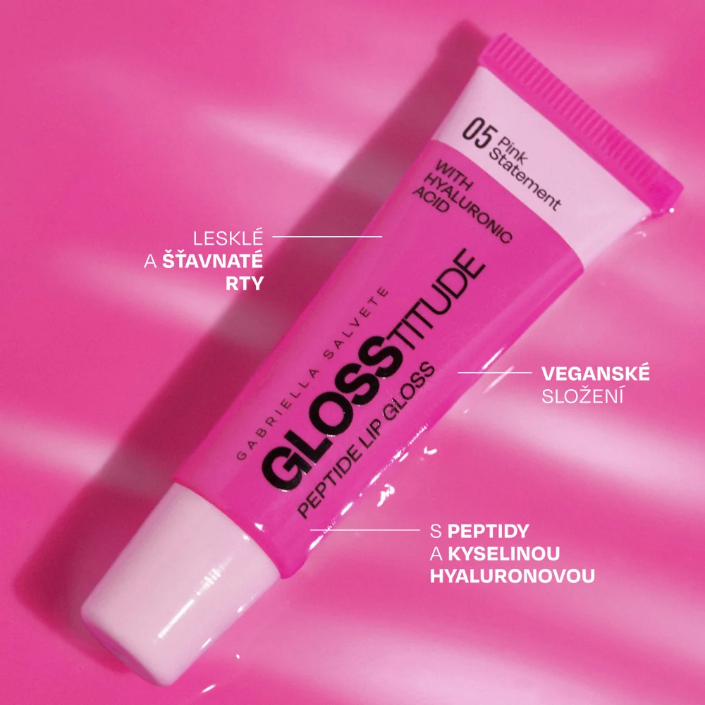 Gabriella Salvete Glosstitude Lipgloss 05 Pink Statement lesk na rty 10 ml