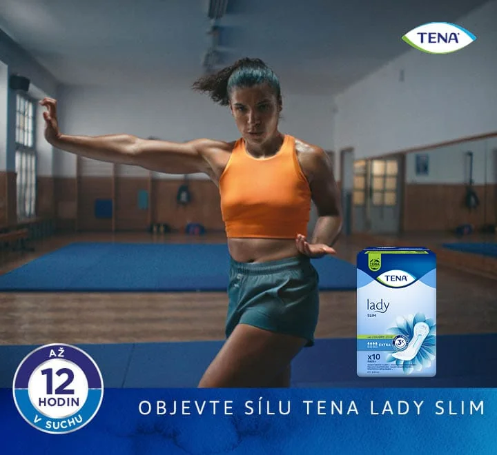 Objevte sílu Tena Lady Slim. Tena Lady Slim Extra inkontinenční vložky 10 ks Objevte sílu Tena Lady Slim. Tena Lady Slim Extra inkontinenční vložky 10 ks