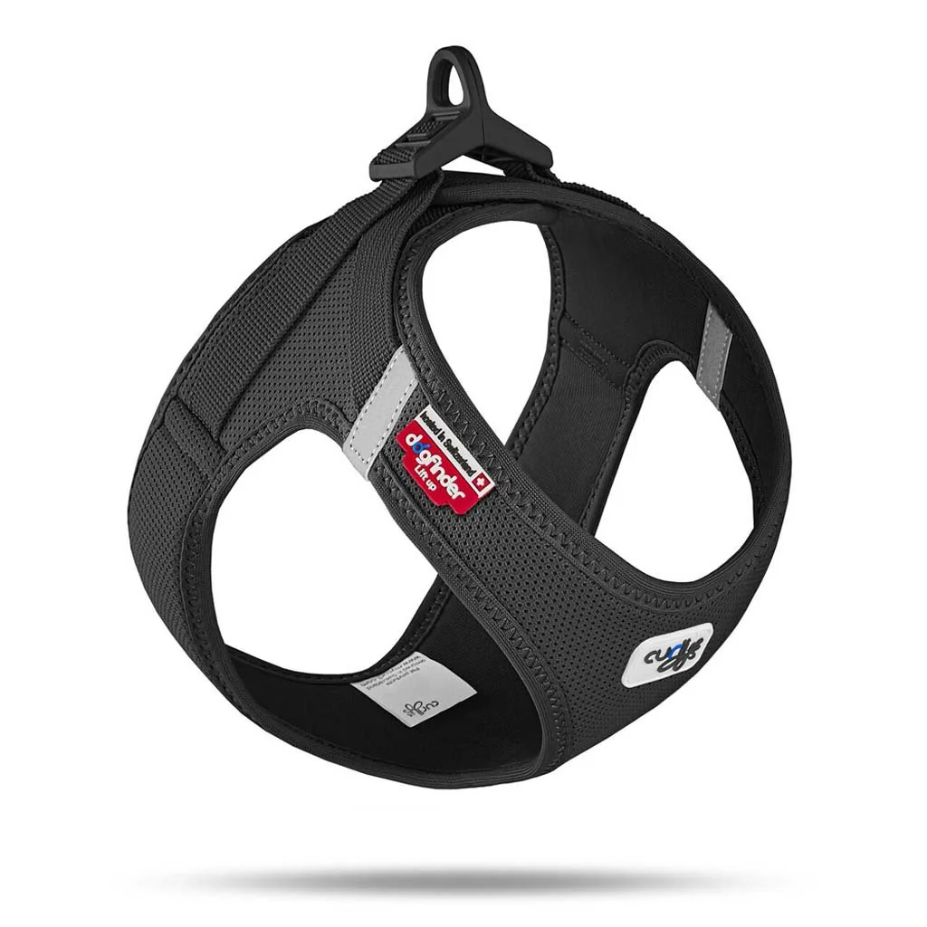 Curli Postroj pro psy se sponou Air-Mesh Black XS, 3-5 kg