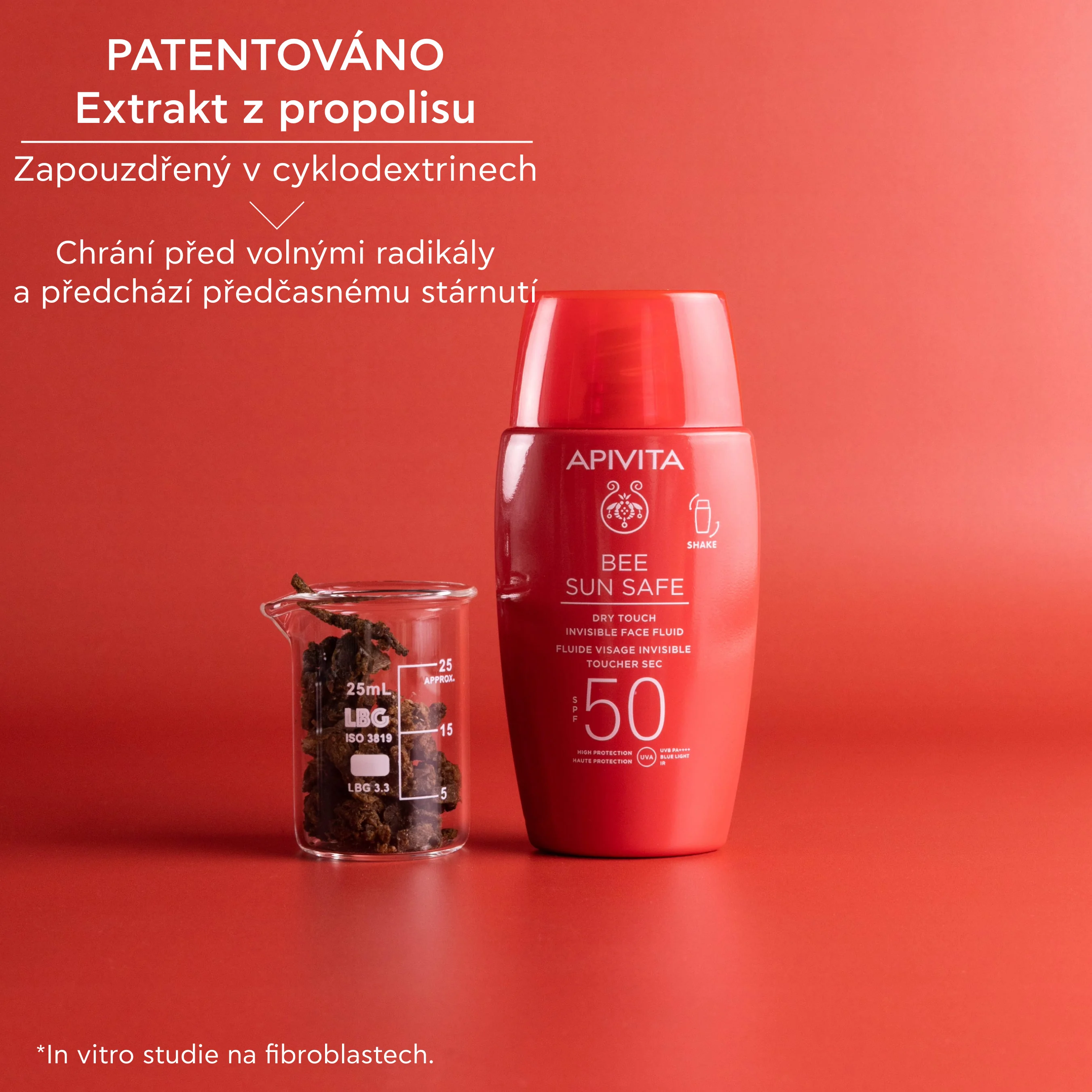 APIVITA Bee Sun Safe Dry Touch SPF50 neviditelný pleťový fluid 50 ml