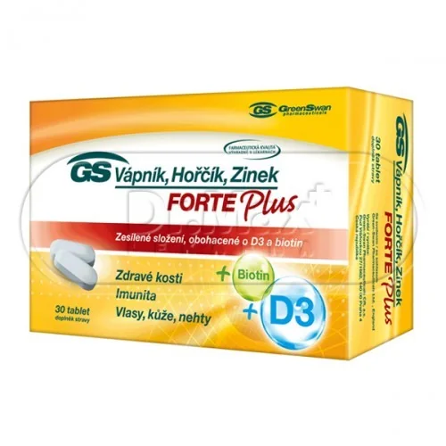 GS Vápník hořčík zinek FORTE Plus tbl.30