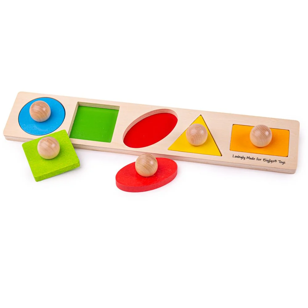 Bigjigs Toys Vkládací puzzle tvary