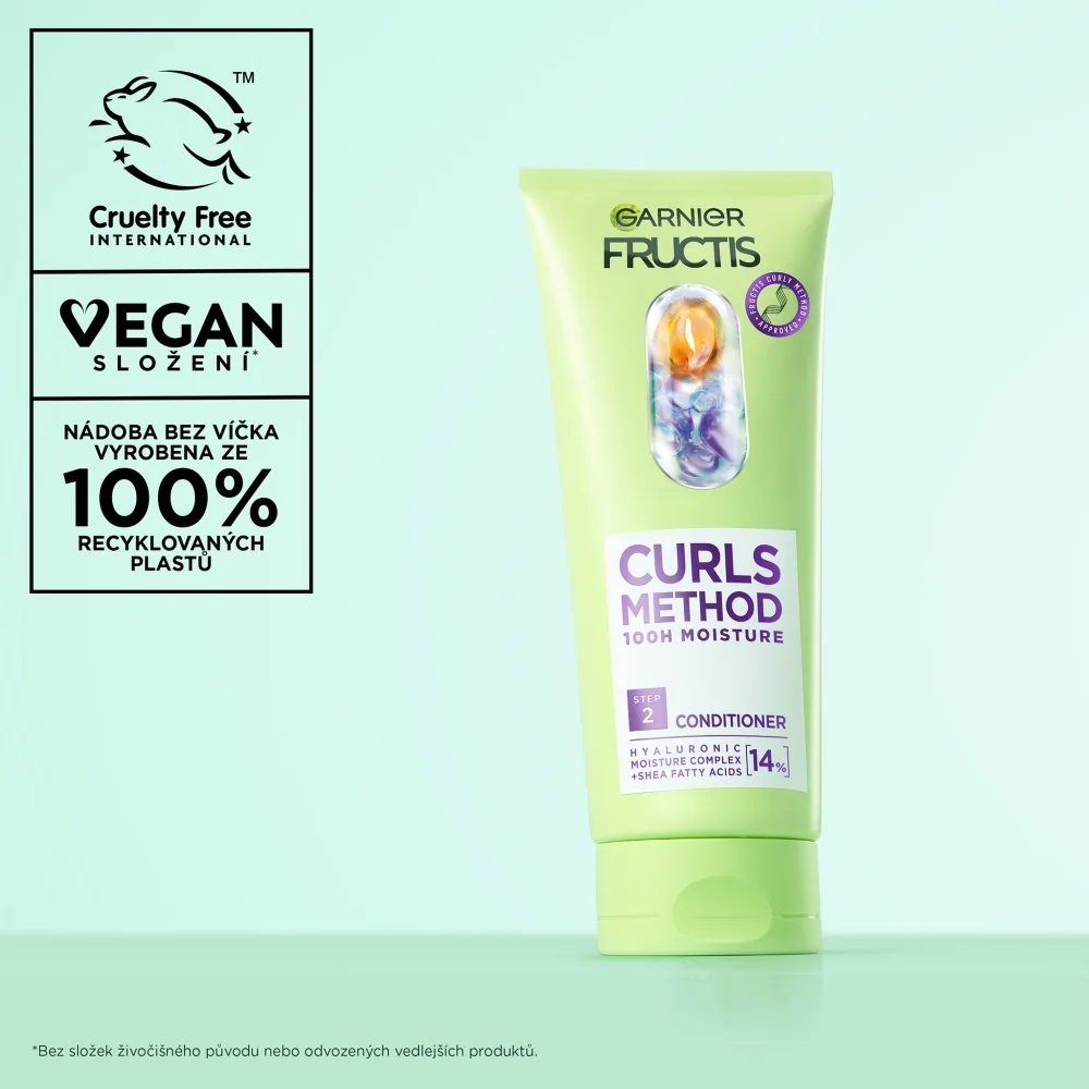 Garnier Fructis Curls hydratační kondicionér pro suché vlnité a kudrnaté vlasy 200 ml