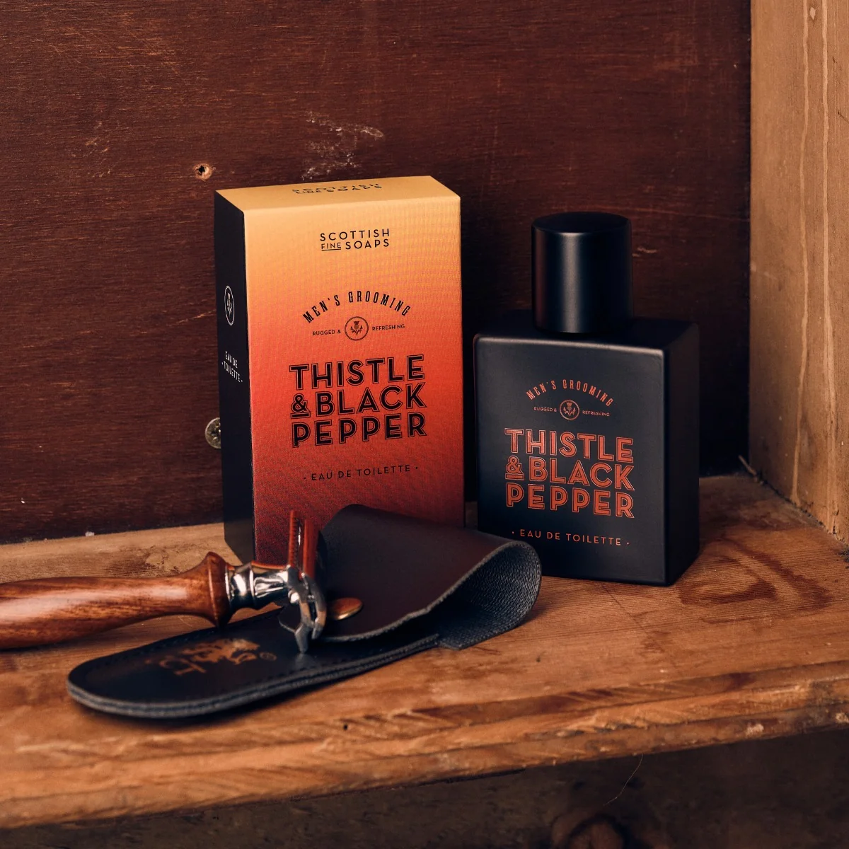 Scottish Fine Soaps Thistle & Black Pepper Pánská toaletní voda 50 g