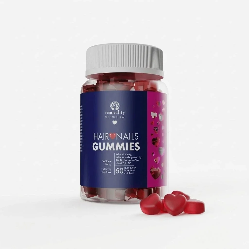 Renovality Hair Nails Gummies 60 ks