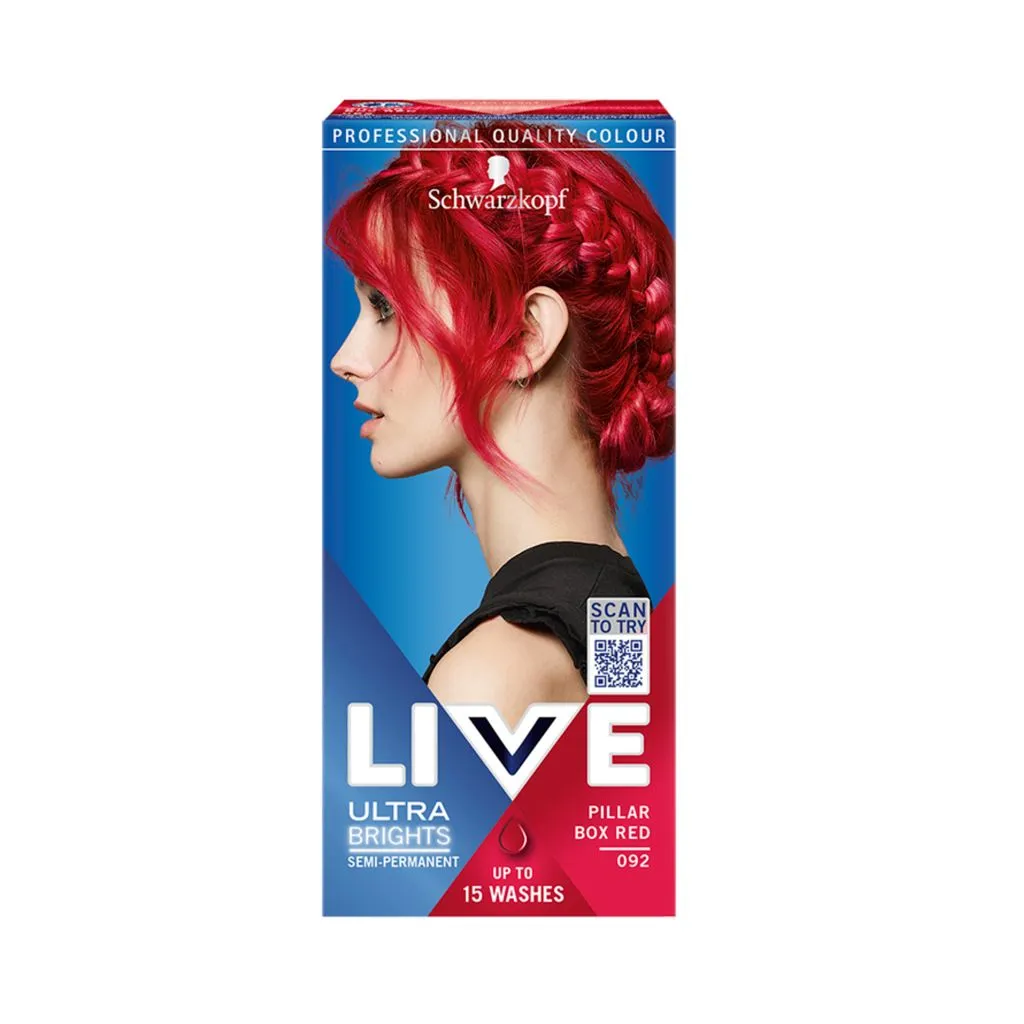 Live Ultra Brights Barva na vlasy 092 vášnivá červená 60 ml