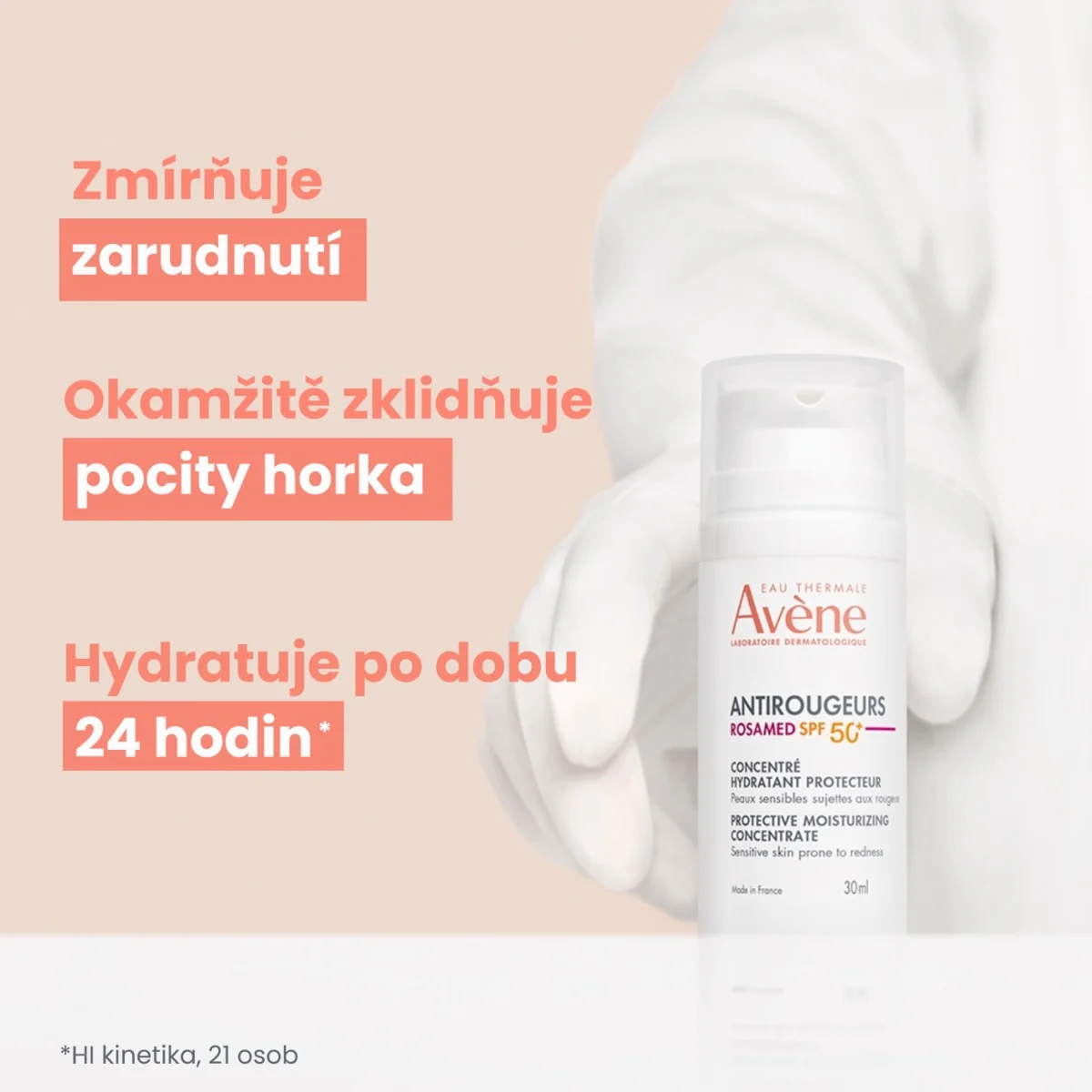 Avène Antirougeurs Rosamed SPF50+ koncentrát 30 ml