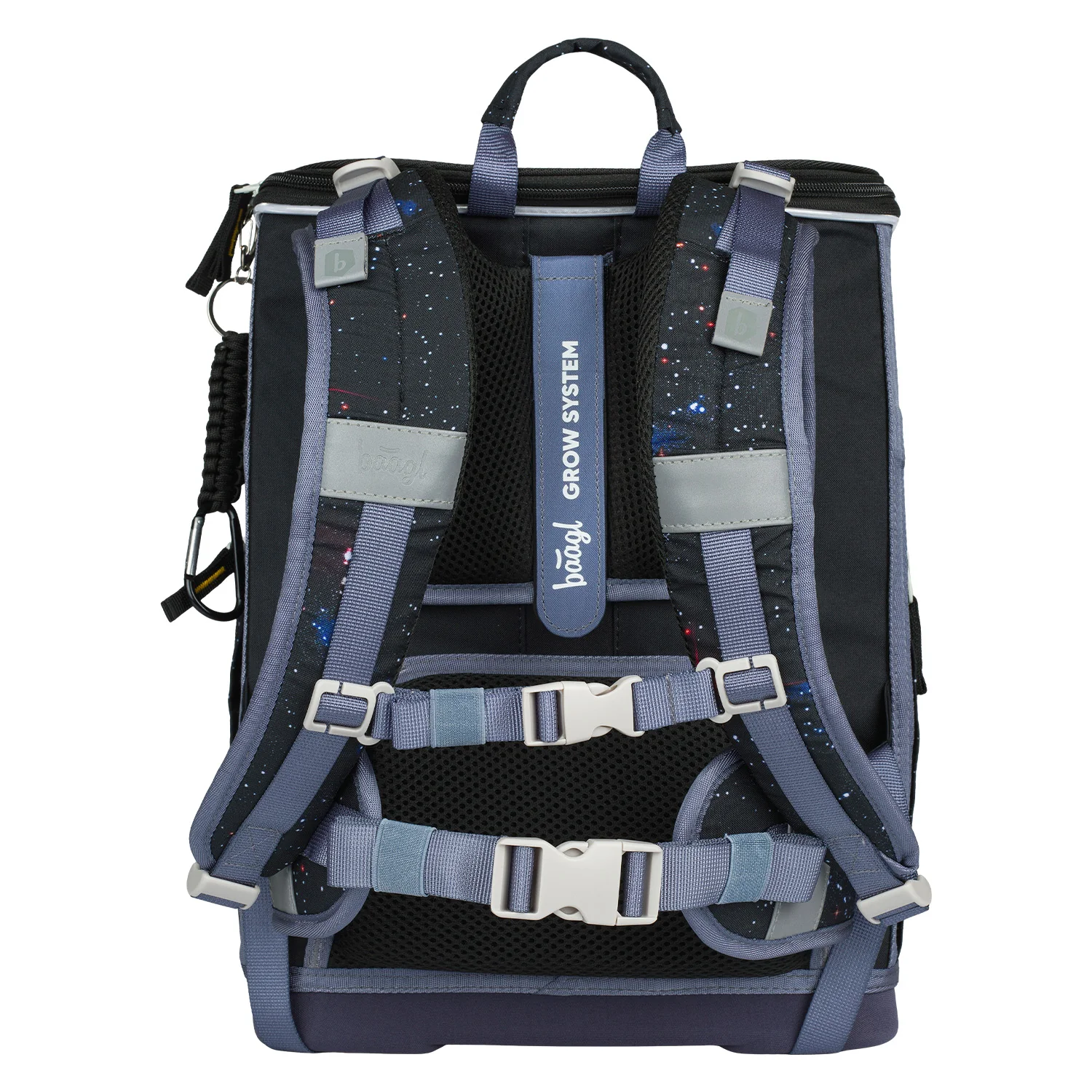 Baagl SET 5 Zippy Plus Pixel Space: aktovka, penál, sáček, zástěra, peněženka