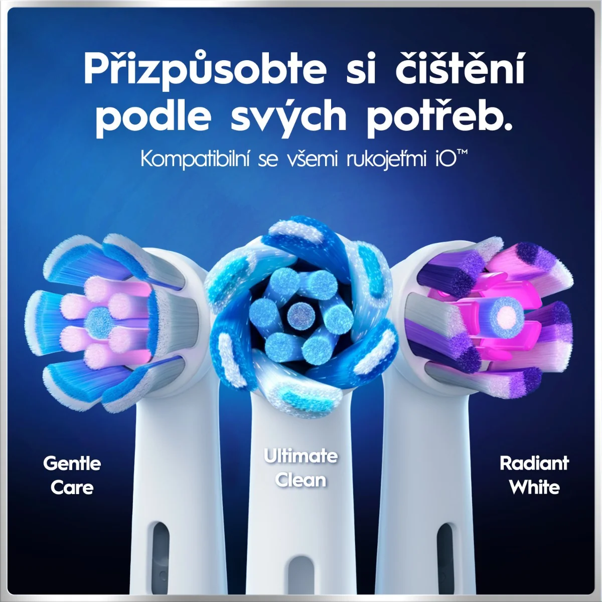 Oral-B iO Series 6 s cestovním pouzdrem elektrické zubní kartáčky bílý a růžový