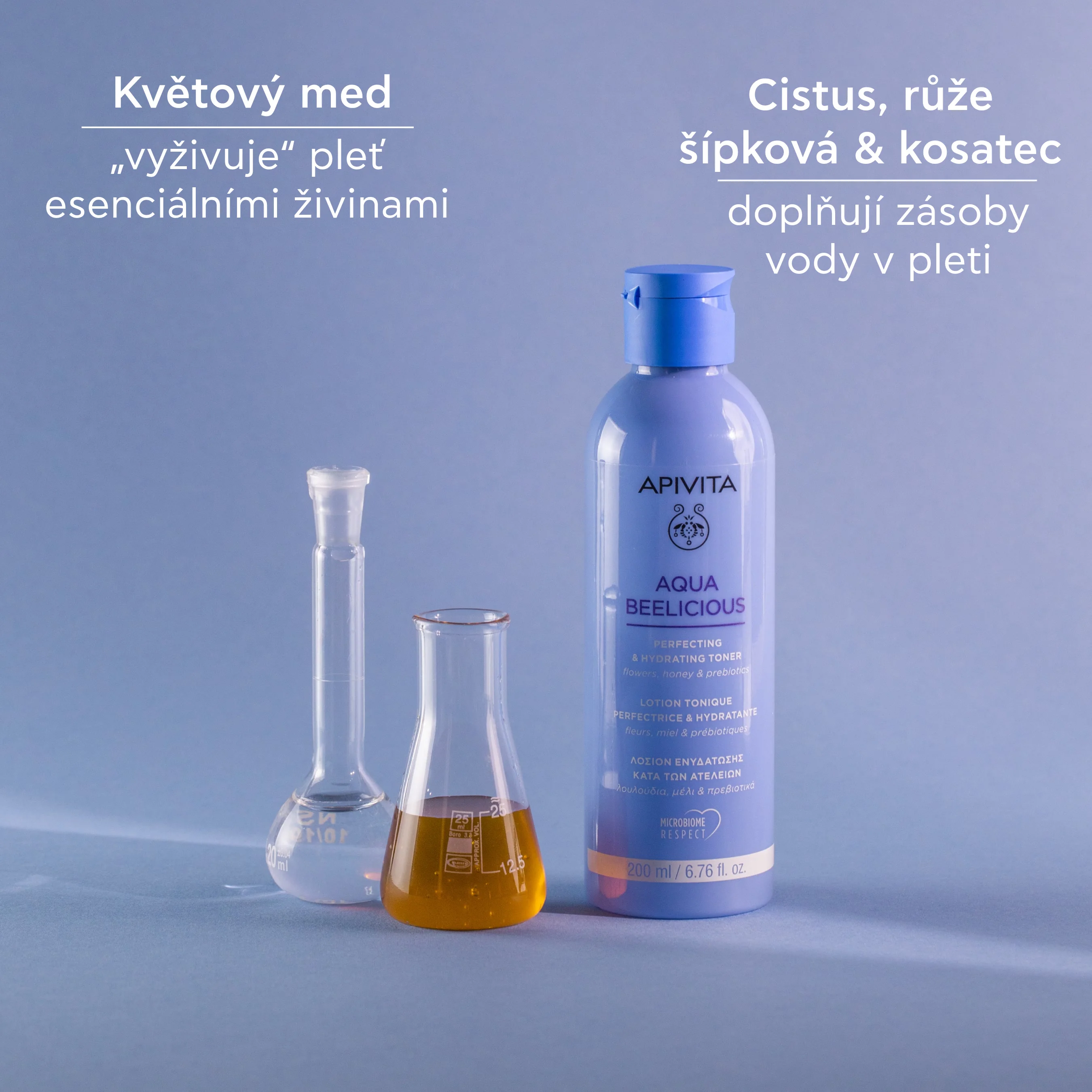 APIVITA Aqua Beelicious tonizační pleťová voda 200 ml