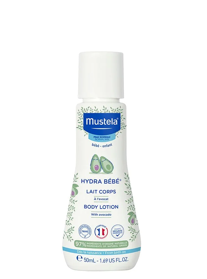 Mustela Kosmetická taška Vanity s miniaturami 3x50 ml