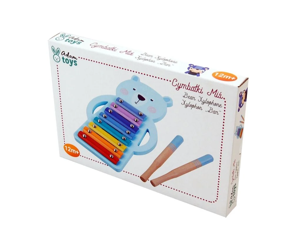 Adam Toys Xylofon medvídek 26x16cm