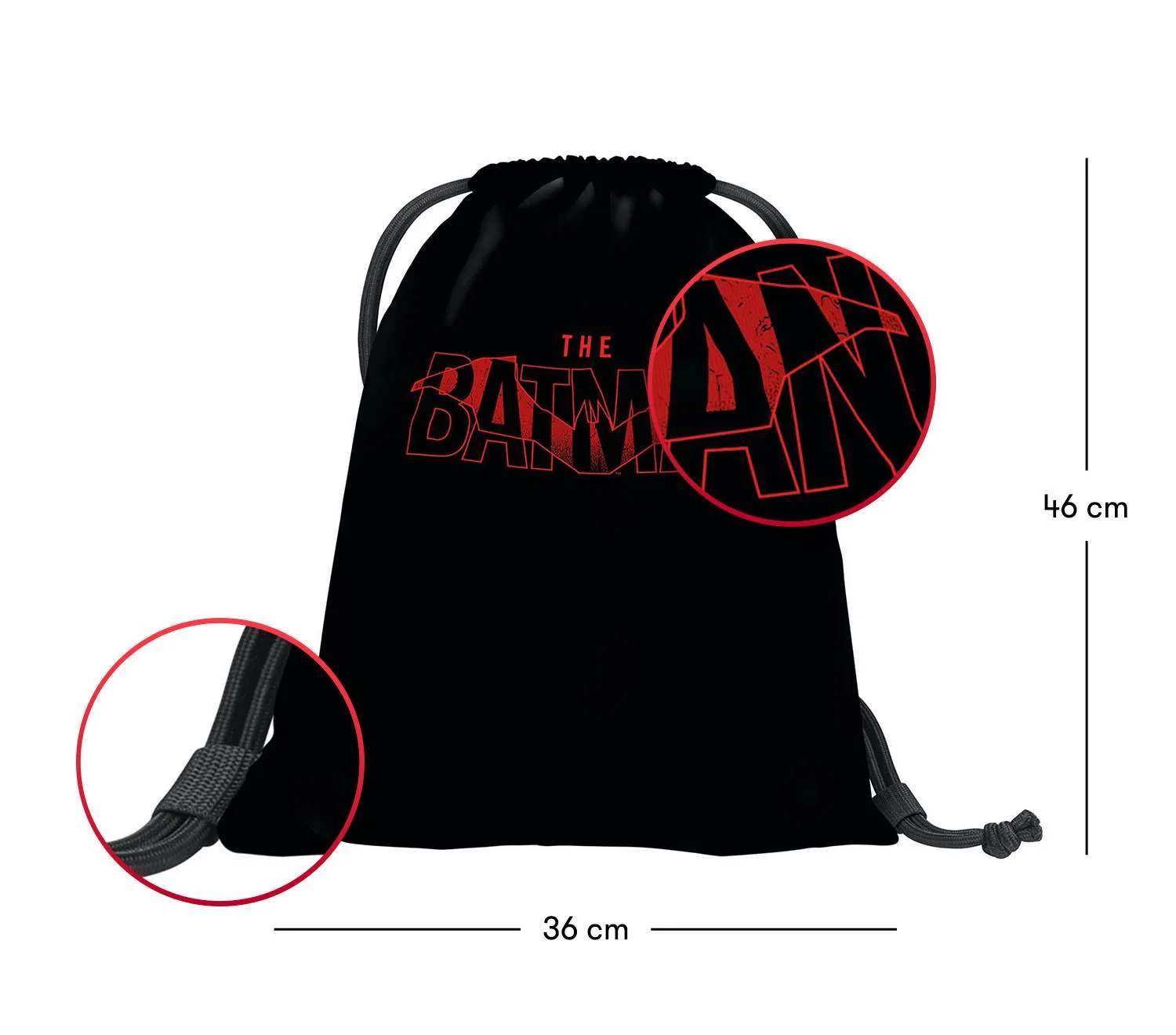Baagl Sáček Batman Red