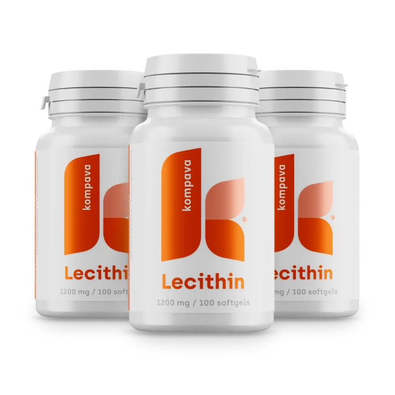 KOMPAVA Lecitin 1200mg/100kapslí