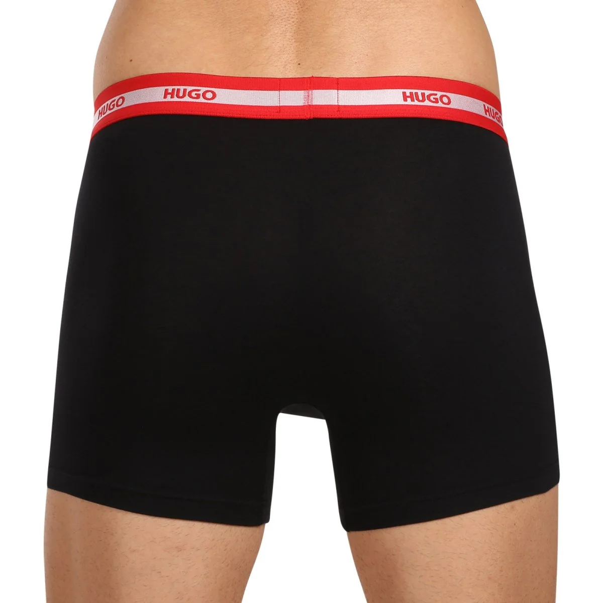HUGO 3PACK pánské boxerky černé (50520475 962) M