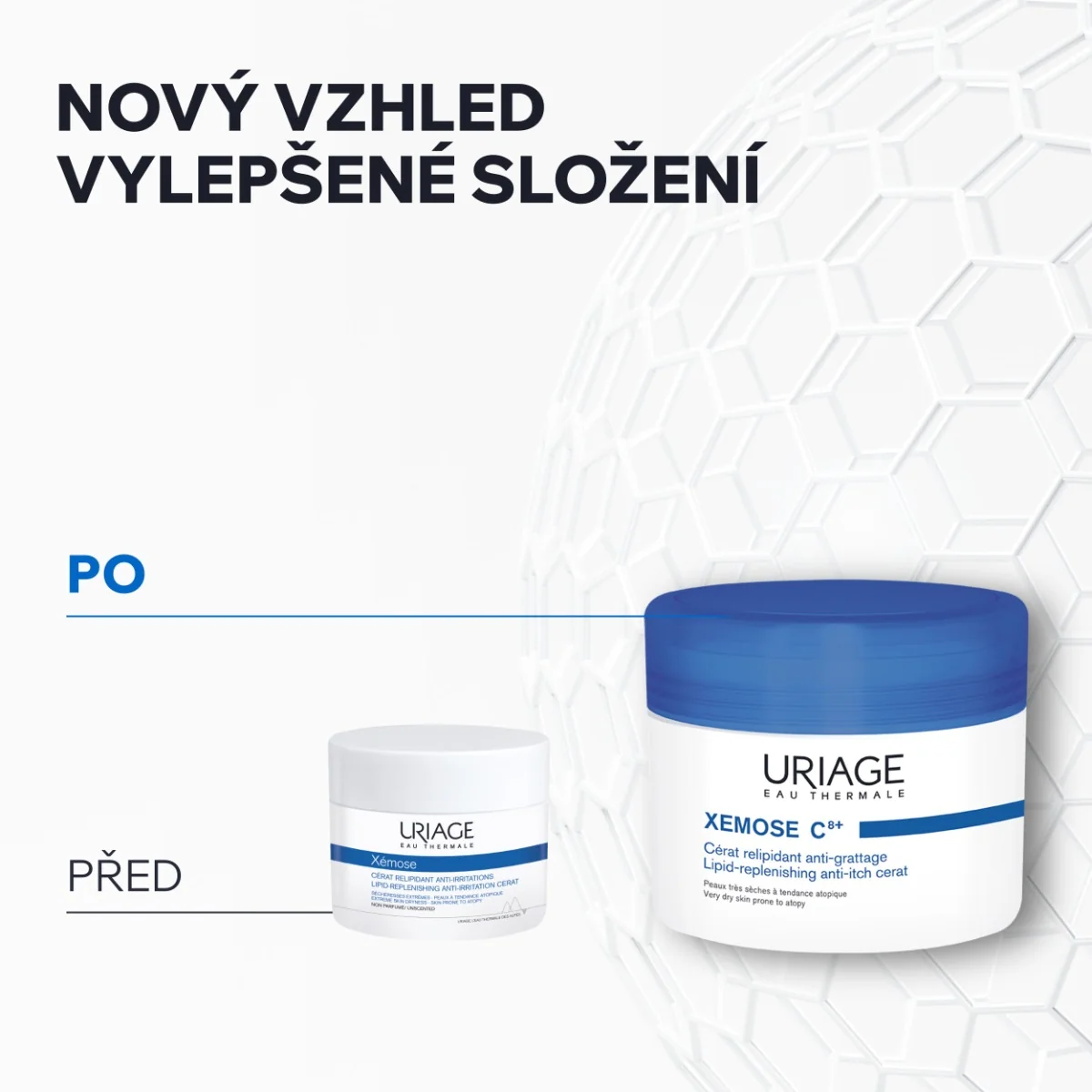 Uriage Xémose C8+ Relipidační zklidňující mast pro suchou až atopickou pokožku 200 ml