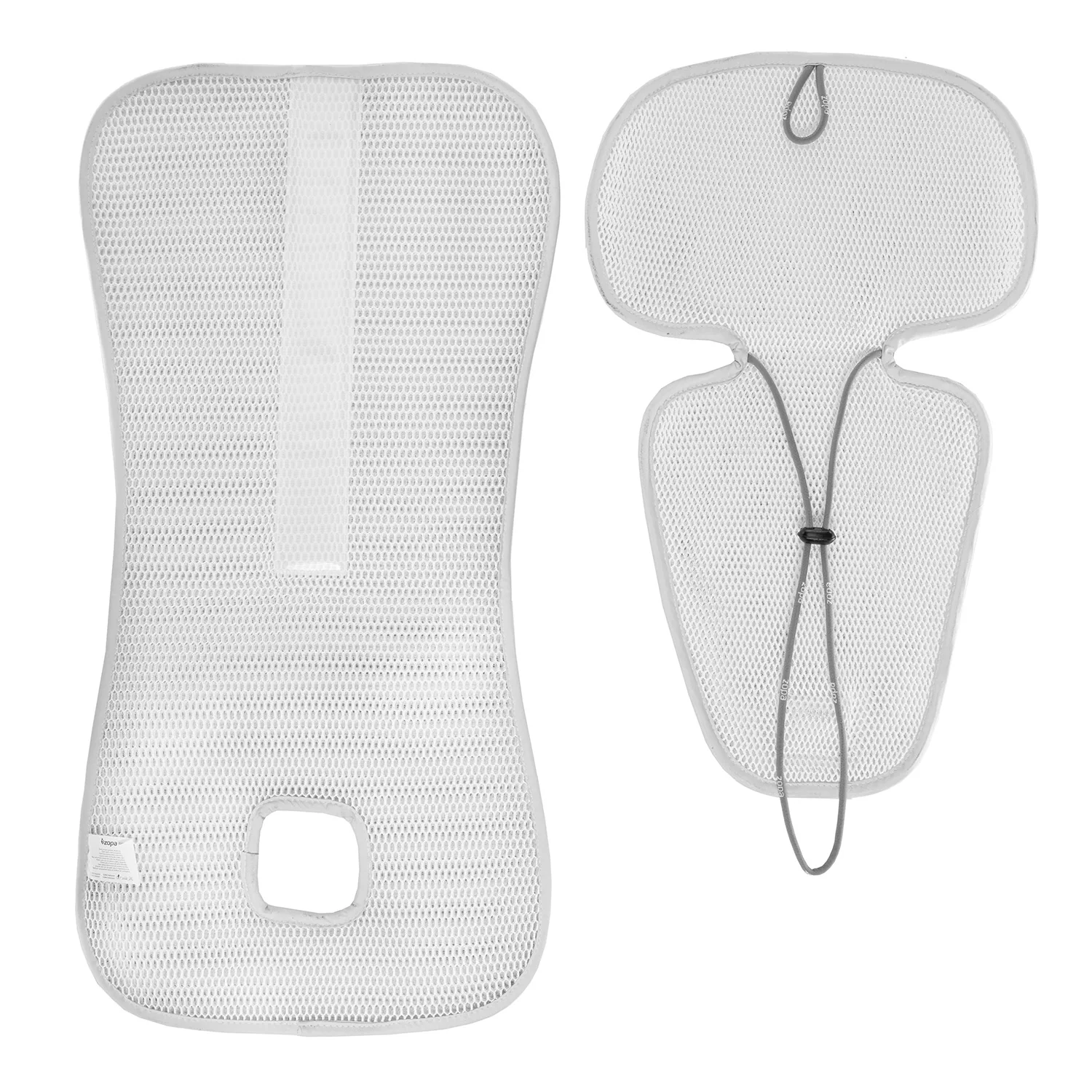 Zopa Prodyšná podložka do autosedačky Breeze sk. 2/3, Ice Grey 5