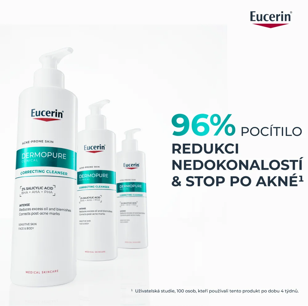 Eucerin DermoPure Clinical Exfoliační čisticí gel 400 ml