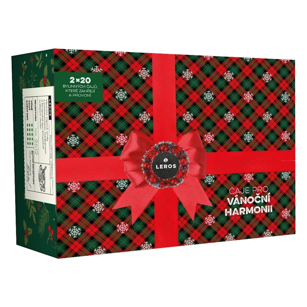 Leros Čaje pro vánoční harmonii 2x20 sáčků