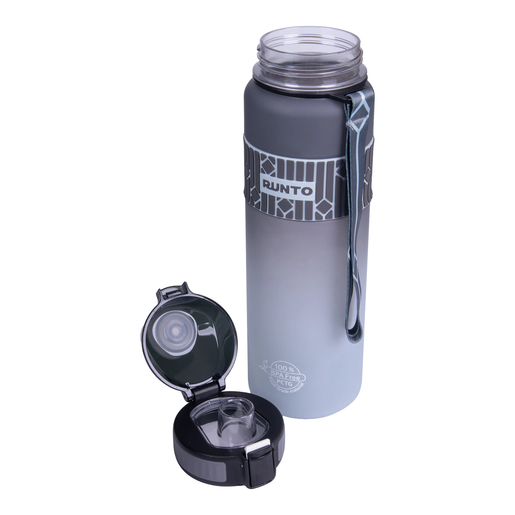 RUNTO Láhev BULLET 1000ml Grey