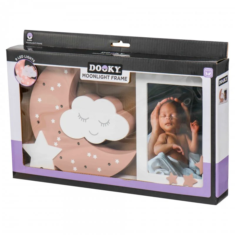 Dooky rámeček na fotografii s LED osvětlením Moonlight Frame Brown
