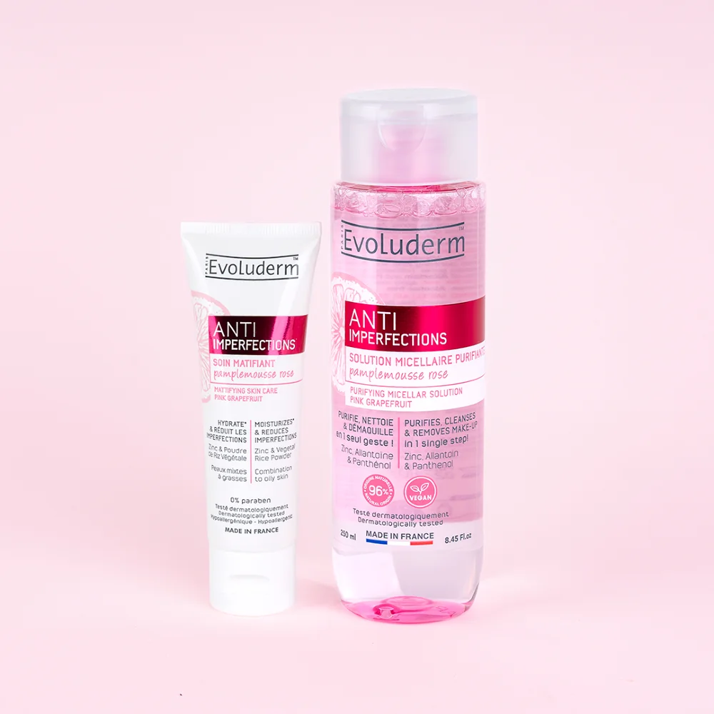 Evoluderm Čisticí micelární voda pro problematickou pleť Pink Grapefruit 250 ml