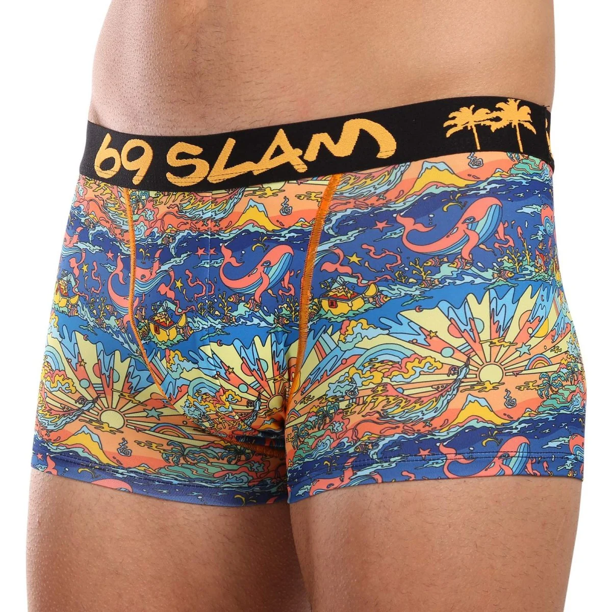 69SLAM Pánské boxerky Hip DYSTOPIA (MSYDTP-PO) L