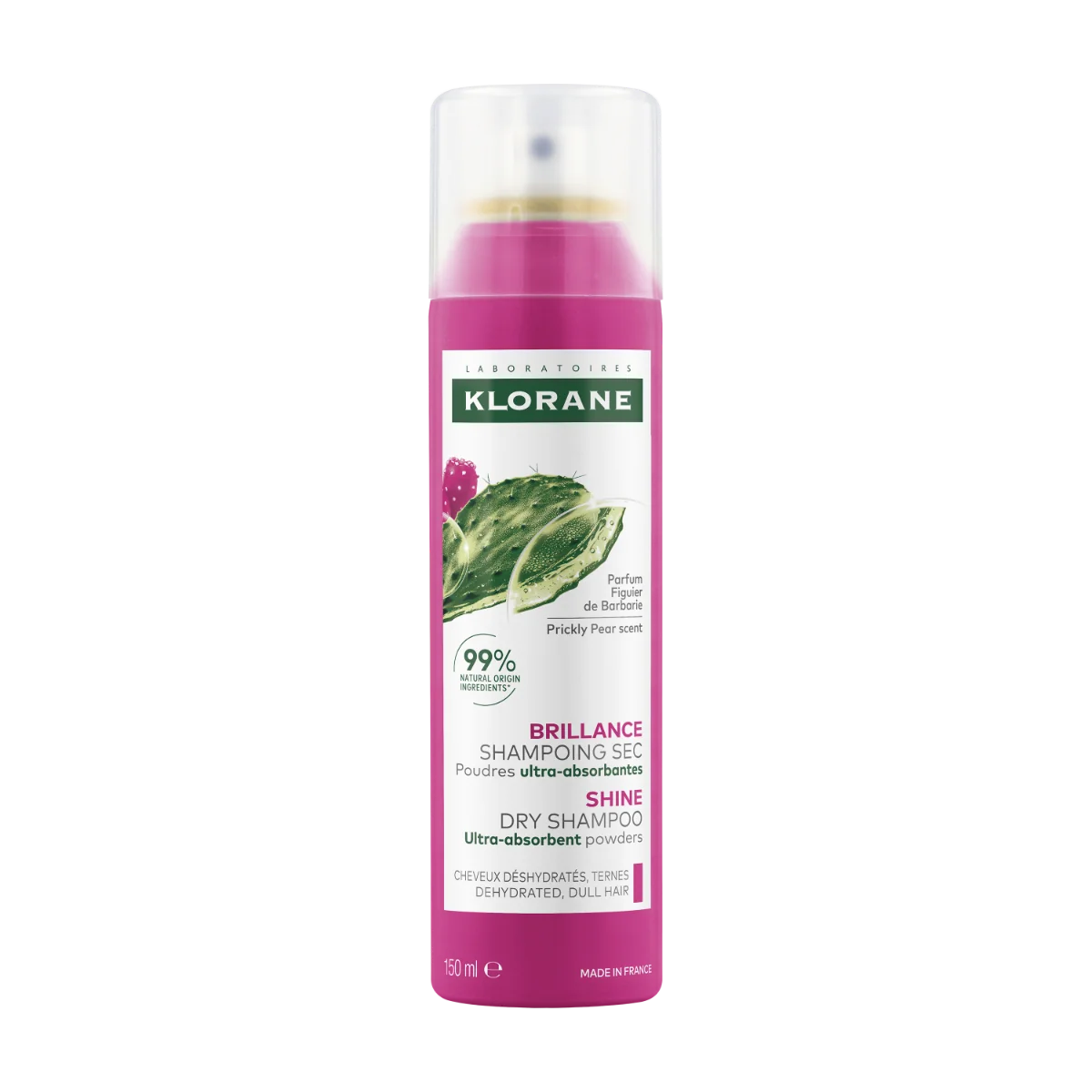 KLORANE Rozjasňující suchý šampon s opuncií 150 ml