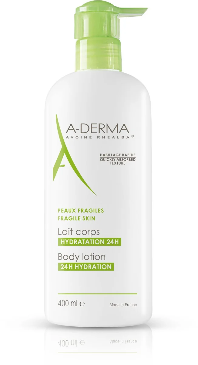 A-Derma Hydratační tělové mléko 400 ml