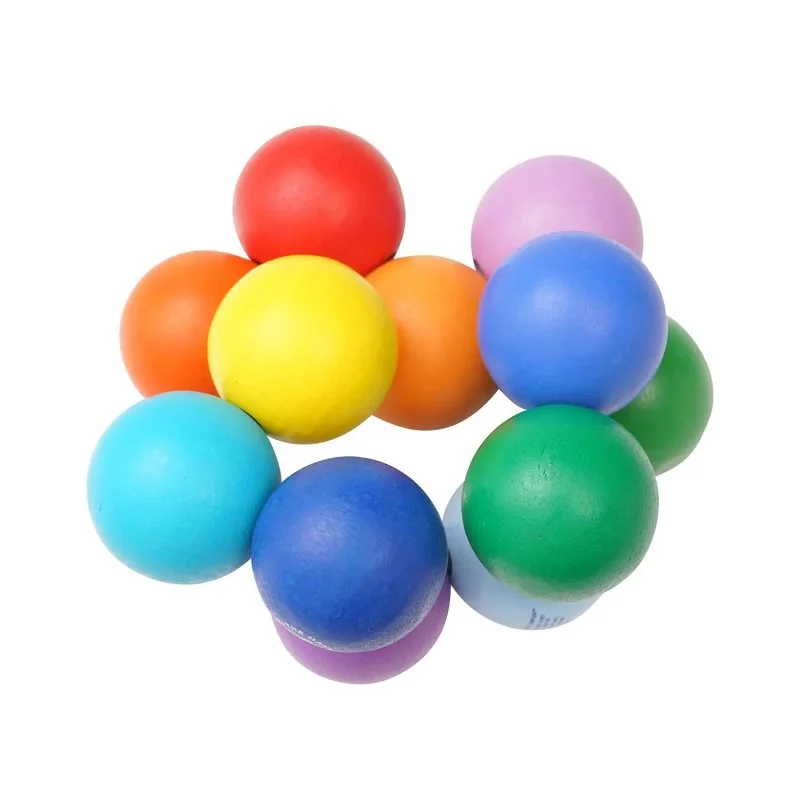 Manhattan Toy dřevěné korálky Classic Baby Beads