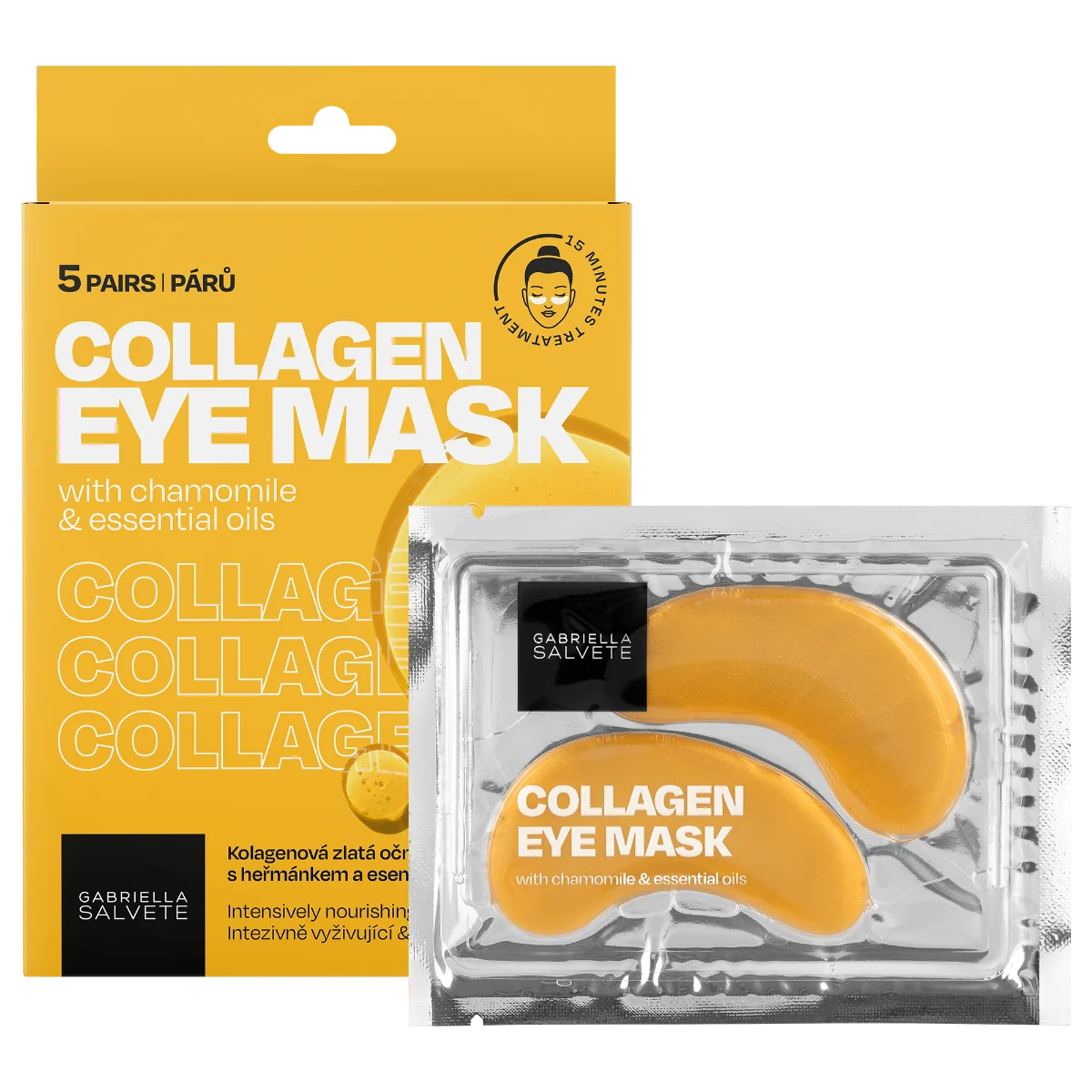 Gabriella Salvete Eye Collagen oční maska 5 párů