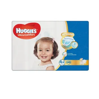 Huggies Ultra Comfort Jumbo vel. 4+ 10-16 kg dětské plenky 46 ks