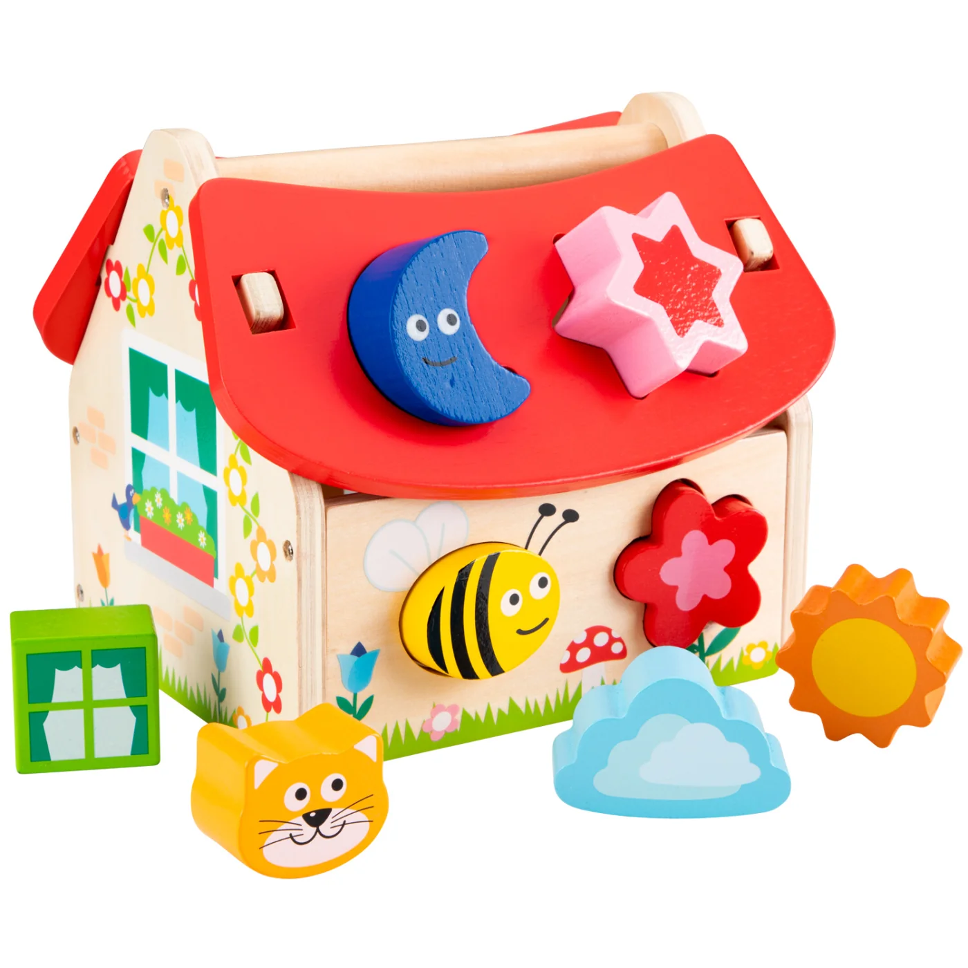 New Classic Toys Domeček - vkládání tvarů 