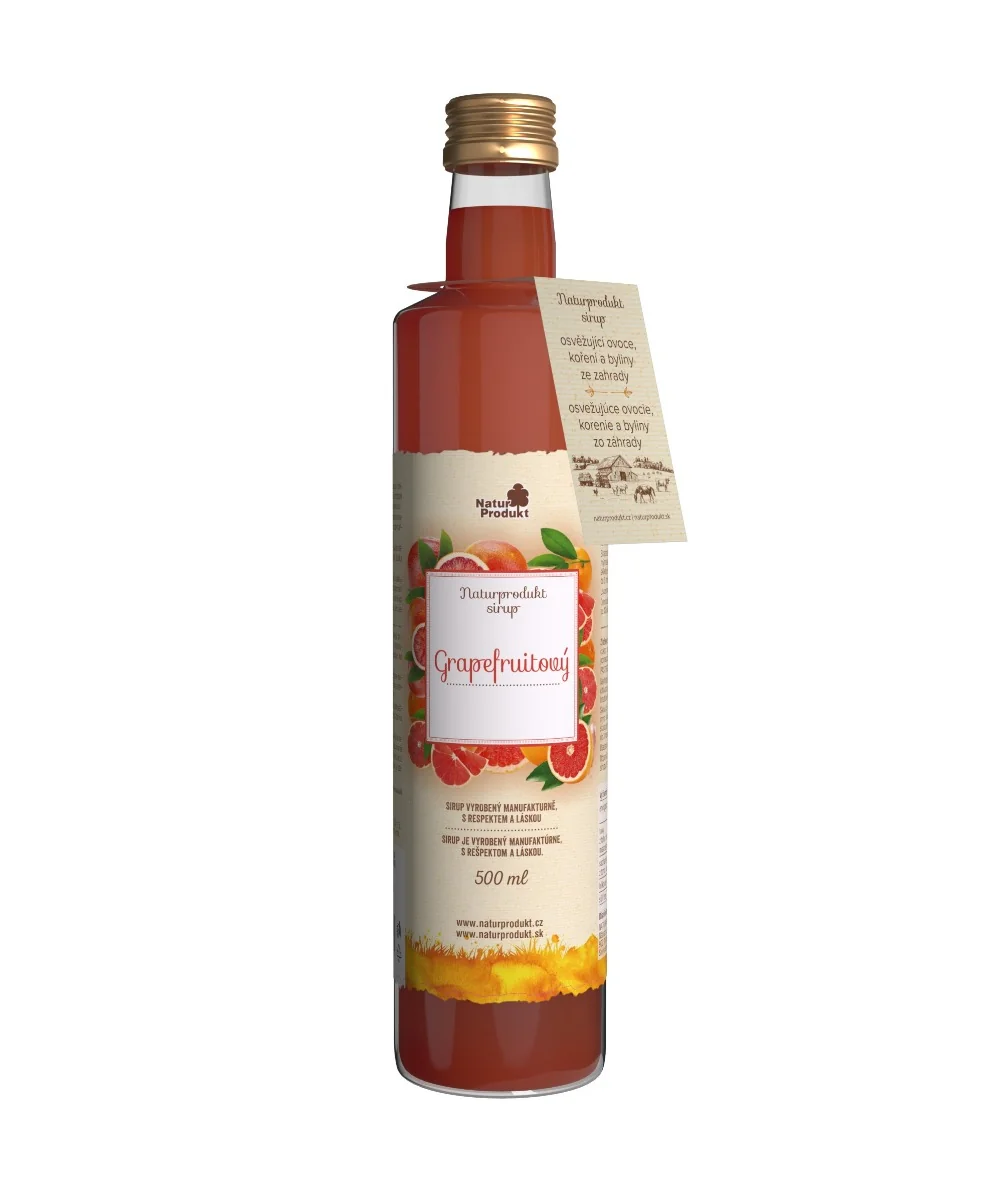 Naturprodukt sirup Grapefruitový 500 ml