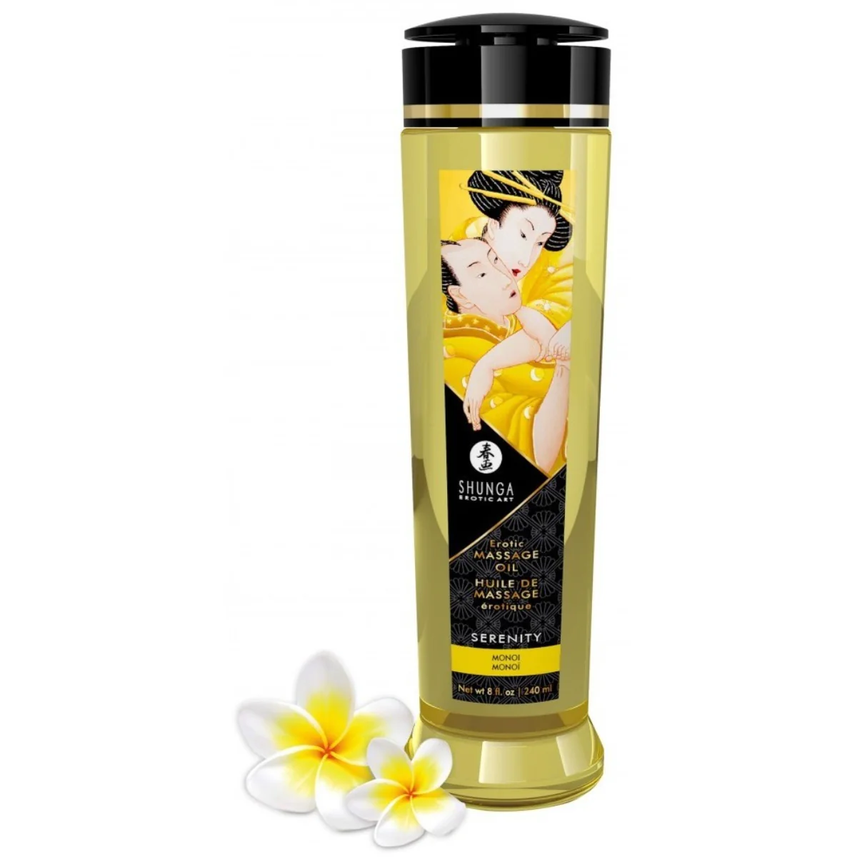 Shunga Serenity masážní olej Monoi (240 ml)