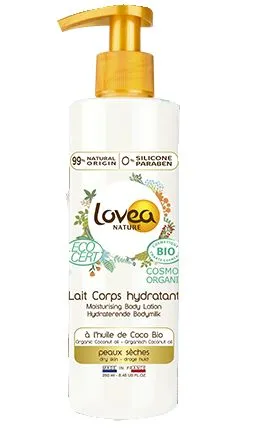 Lovea BIO Hydratační tělové mléko s kokosovým olejem 250 ml