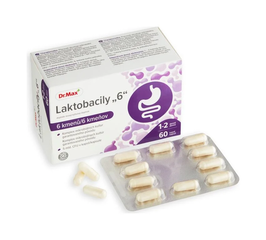 Dr. Max Laktobacily 6 60 kapslí