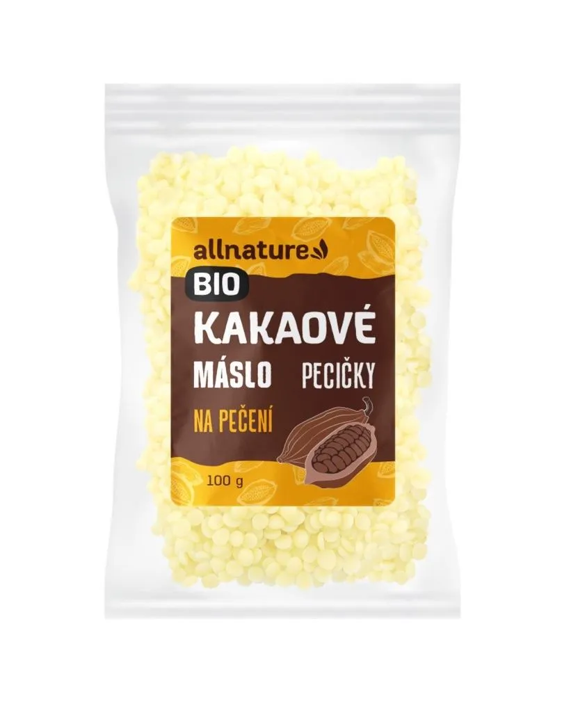 Allnature Kakaové máslo pecičky BIO 100 g