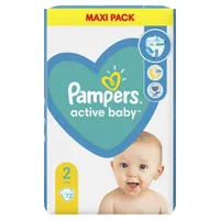 Pampers Active Baby vel. 2 Maxi Pack 4-8 kg