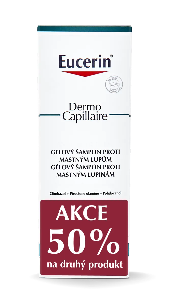 Eucerin Dermocapillaire Šampon na mastné lupy duopack 2x250 ml