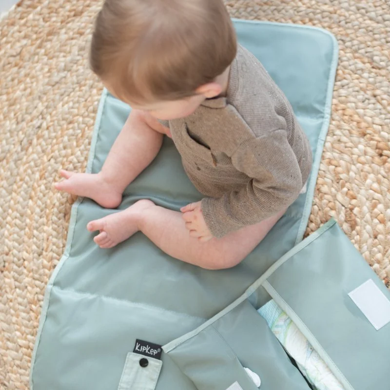 KipKep přebalovací set NAPPER COMBI-SET Pale Green (bavlna)