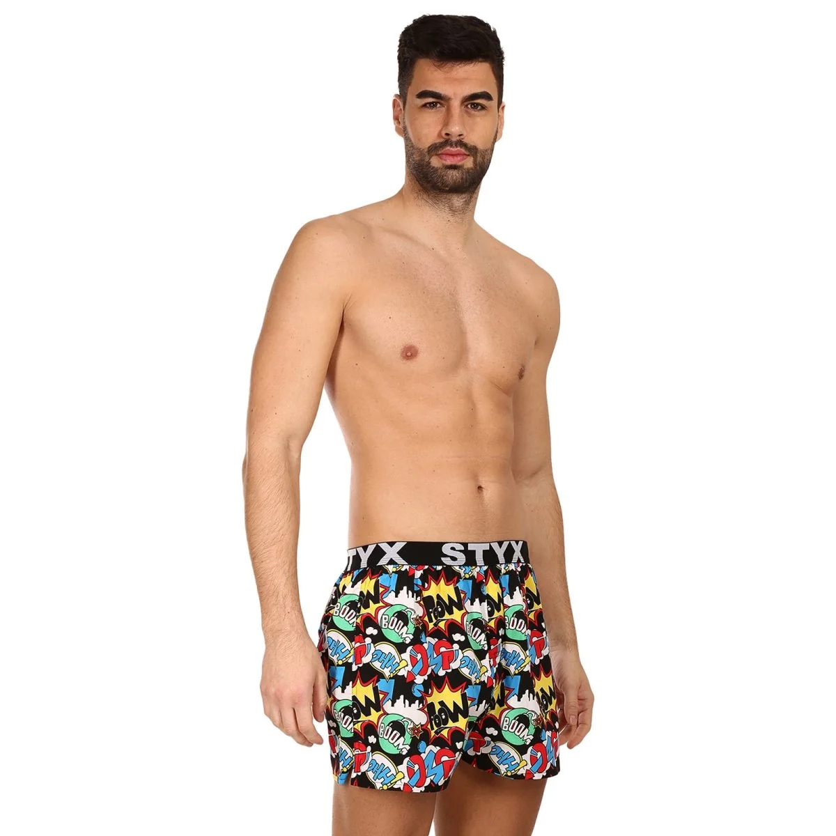 Styx Pánské trenky art sportovní guma OMG (B1456) L