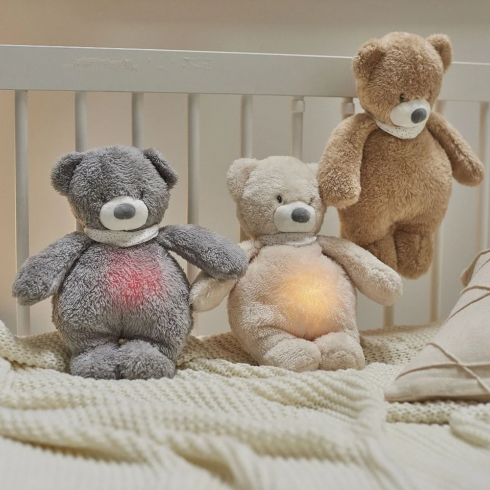 Nattou Uspáváček plyš hudební se světýlkem a senzorem pláče 4v1 Sleepy Bunny Brown 0m+