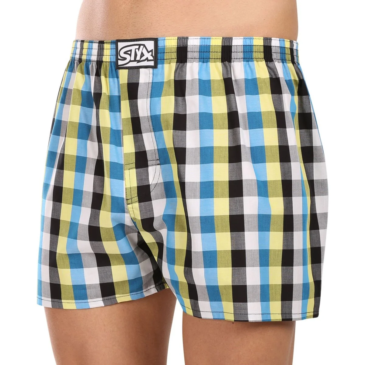 Styx Pánské trenky klasická guma nadrozměr vícebarevné (E1025) 3XL