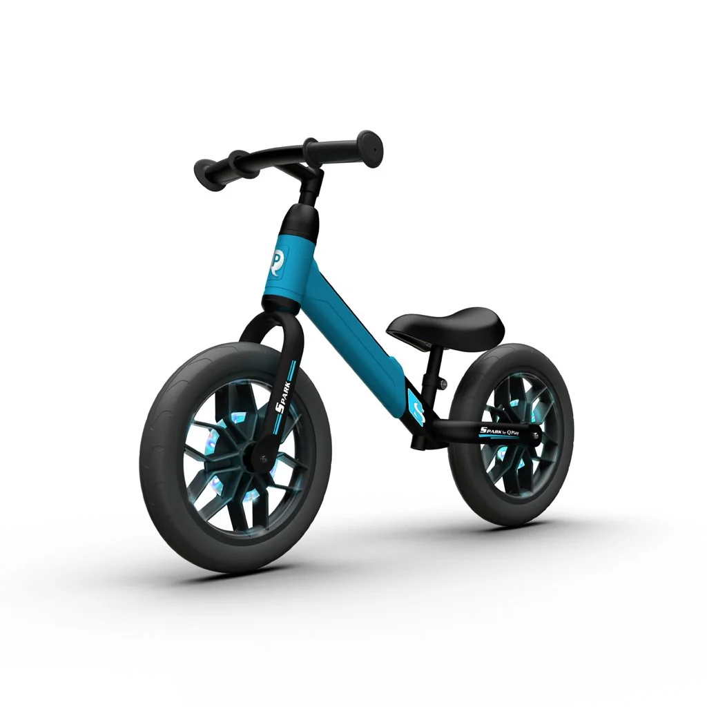 QPlay Odrážedlo Spark Blue, věk 3 - 6 let, do 30 kg